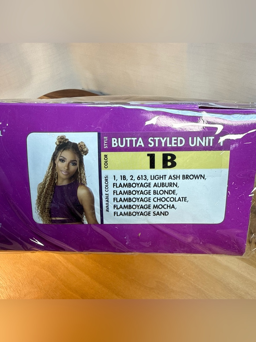 Sensationnel Butta Lace pre-styled‎ 2 Way Parting synthetic HD lace wig Unit 1